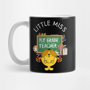 Little Miss 1st Grade Teacher Mug